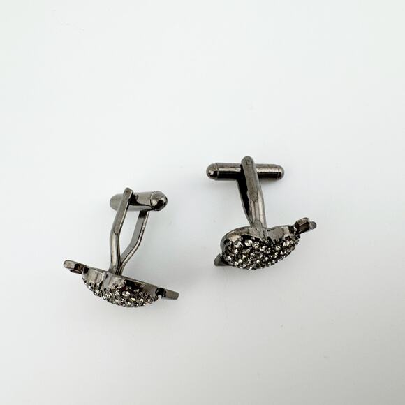 Pave Heart‎ Arrow Cufflinks - Picture 3 of 10